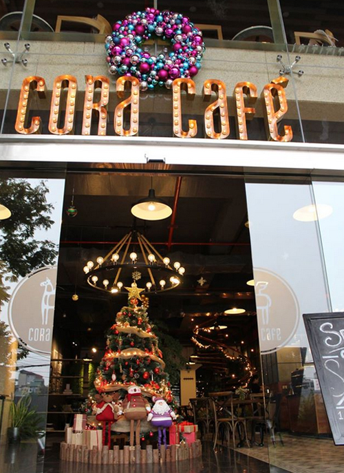 Thiết kế nội thất quán cafe đẹp Cora Coffee