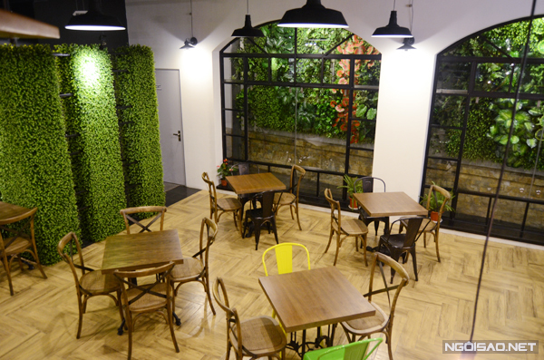 Thiết kế nội thất quán cafe đẹp Cora Coffee