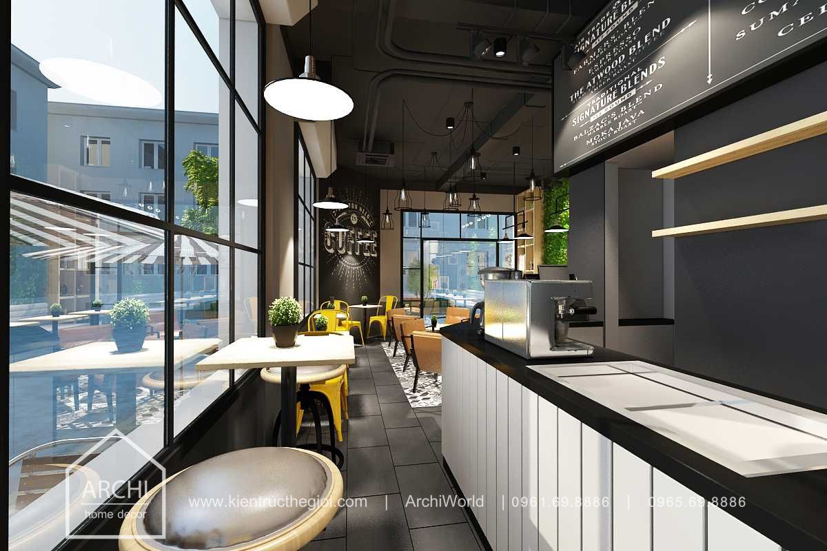 Thiết kế quán cafe độc đáo - 150 Ngụy Như KonTum