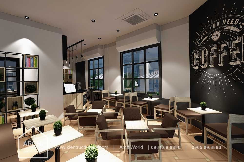 Thiết kế quán cafe độc đáo - 150 Ngụy Như KonTum