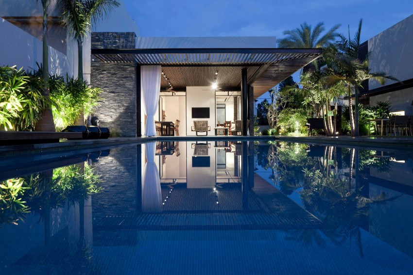 Thiết kế biệt thự có bể bơi trong nhà bao nhiêu tiền?